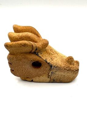 Picture Jasper Dragon Head Carving 1.6”